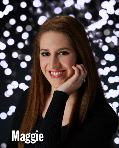 Studio One Senior photo girl in black